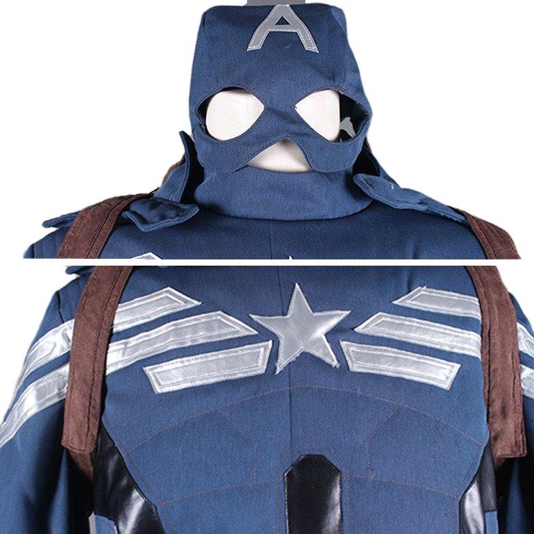 Captain America Cosplay Costume New - Coscosmos