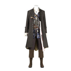 Captain Jack Sparrow Cosplay Costume Set - High - Quality Adult Pirate Outfit for Halloween - Coscosmos