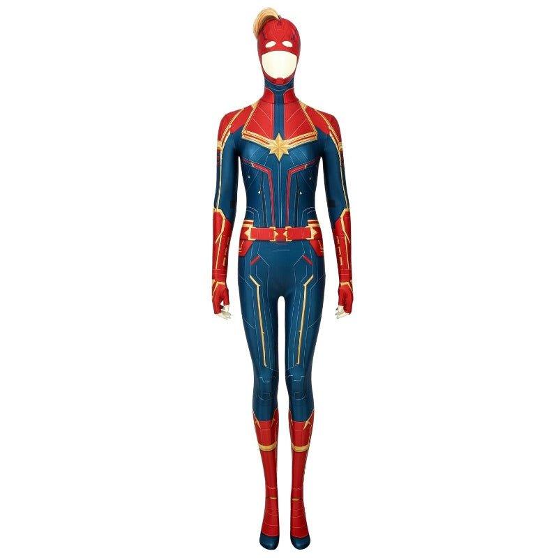 Captain Marvel Digital Printed Cosplay Costume for Fans - Coscosmos