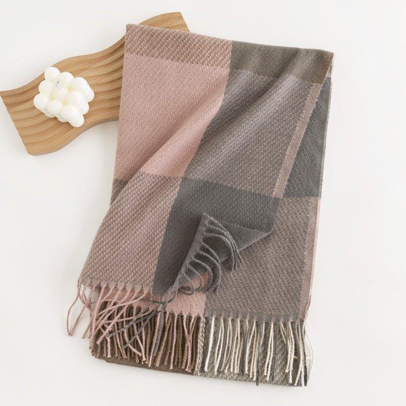 Cashmere - like Scarf Wholesale - Fashionable Women's Scarf for Street Style, Simple Commuting Scarf, Versatile Shawl for Fall & Winter - Coscosmos