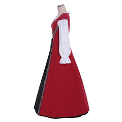 Medieval Renaissance Viking Princess Dress Women's Gothic Retro Victorian Civil War Costume Theme Party Ball Gown