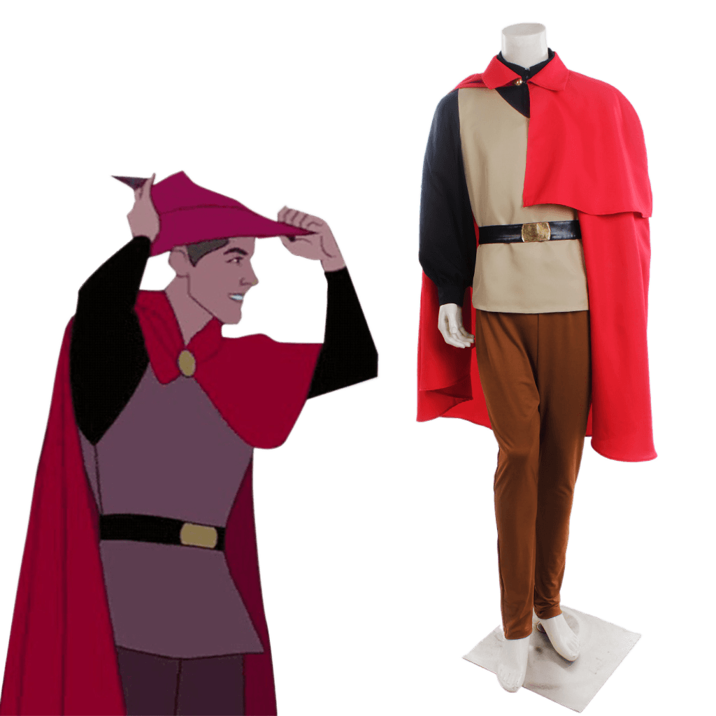 Disney Sleeping Beauty Princess and Prince Cosplay Costume Series | Aurora & Prince Phillip Couple Outfits - Coscosmos