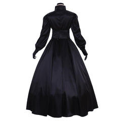 Women's Black Renaissance Medieval Dress Vintage Southern Belle Victorian Ball Gowns Costume Dress Custom Made