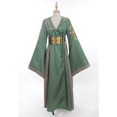 Cersei Lannister Green Dress Adult Costume | Women's Halloween Carnival Cosplay Outfit | Movie & TV Series Cosplay - Coscosmos