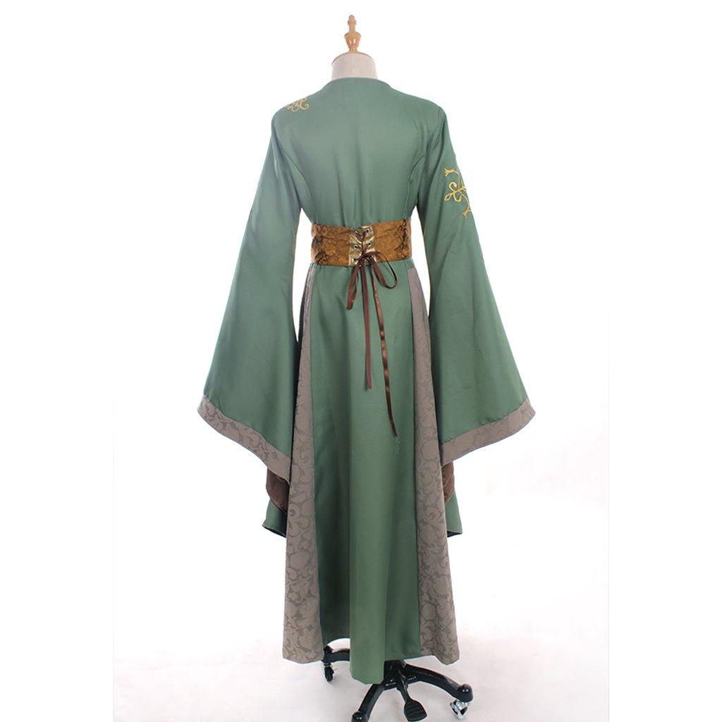 Cersei Lannister Green Dress Adult Costume | Women's Halloween Carnival Cosplay Outfit | Movie & TV Series Cosplay - Coscosmos