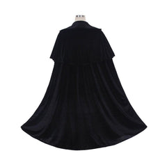 Child Unisex Black Canary Vampire Demon Cape Halloween Masquerade Ball Witch Reaper Wizard Cosplay Costume Cloak - Coscosmos