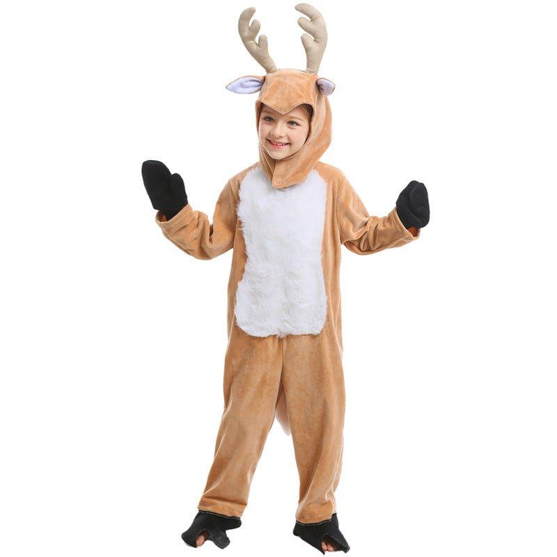 Children's Day costumes, Halloween cosplay animals play elk Christmas reindeer children's performance costumes - Coscosmos