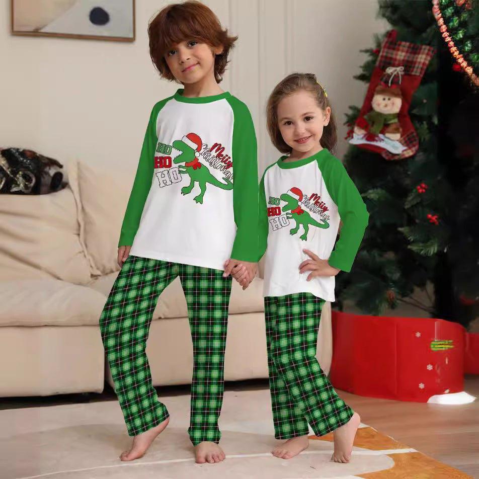 Christmas Cartoon Print Family Matching Pajamas | Festive Holiday Sleepwear for Parent - Child Bonding - Coscosmos