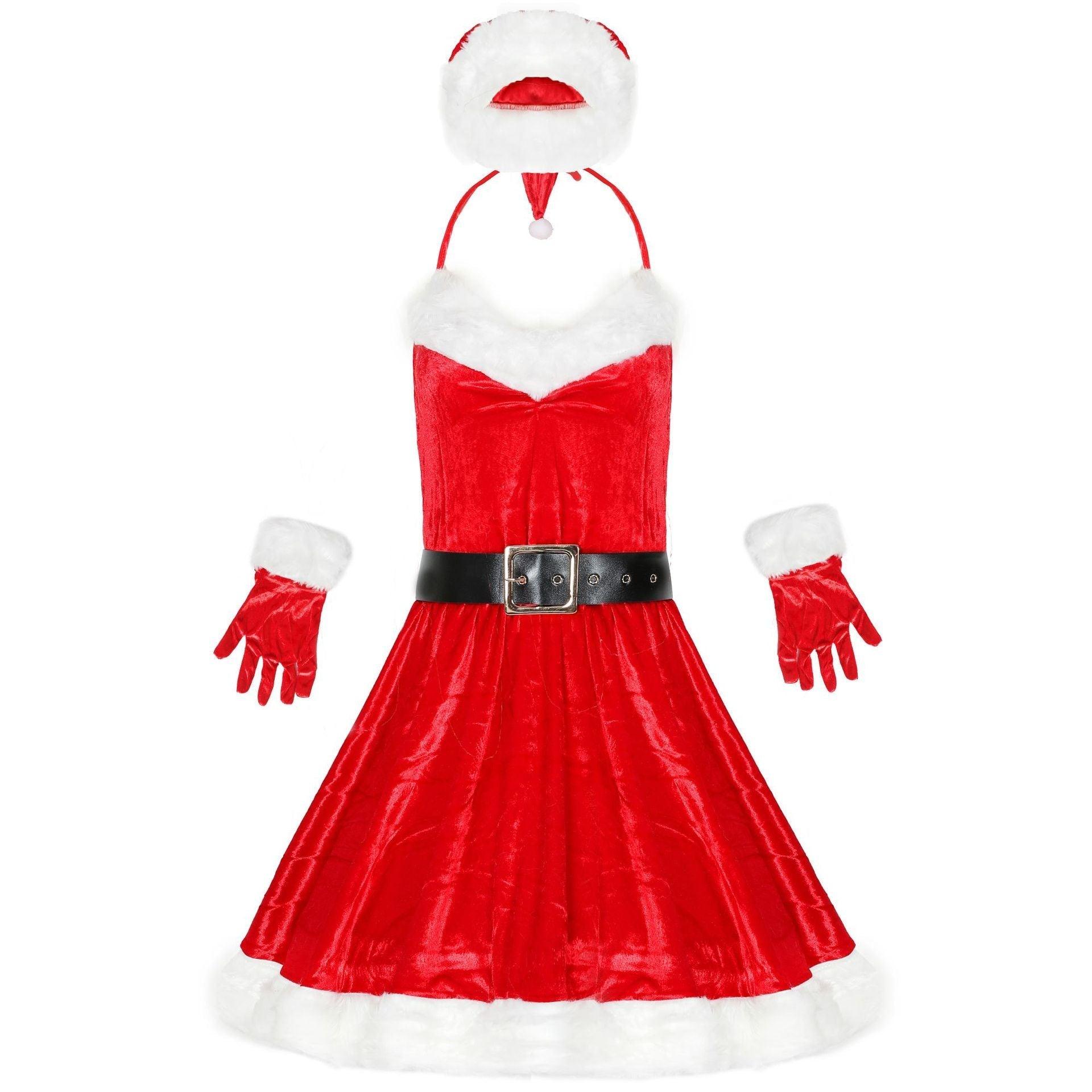 Christmas costumes, stage performance Christmas costumes, annual meeting ladies holiday theme party Christmas costumes - Coscosmos