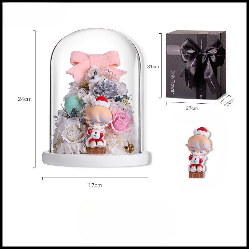 Christmas Everlasting Rose Gift Box - Perfect for Her on Birthdays and Special Occasions - Coscosmos