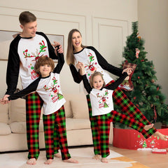 Christmas Family Matching Pajamas | Dog Print & Christmas Tree Design | Cozy Family Sleepwear Set - Coscosmos