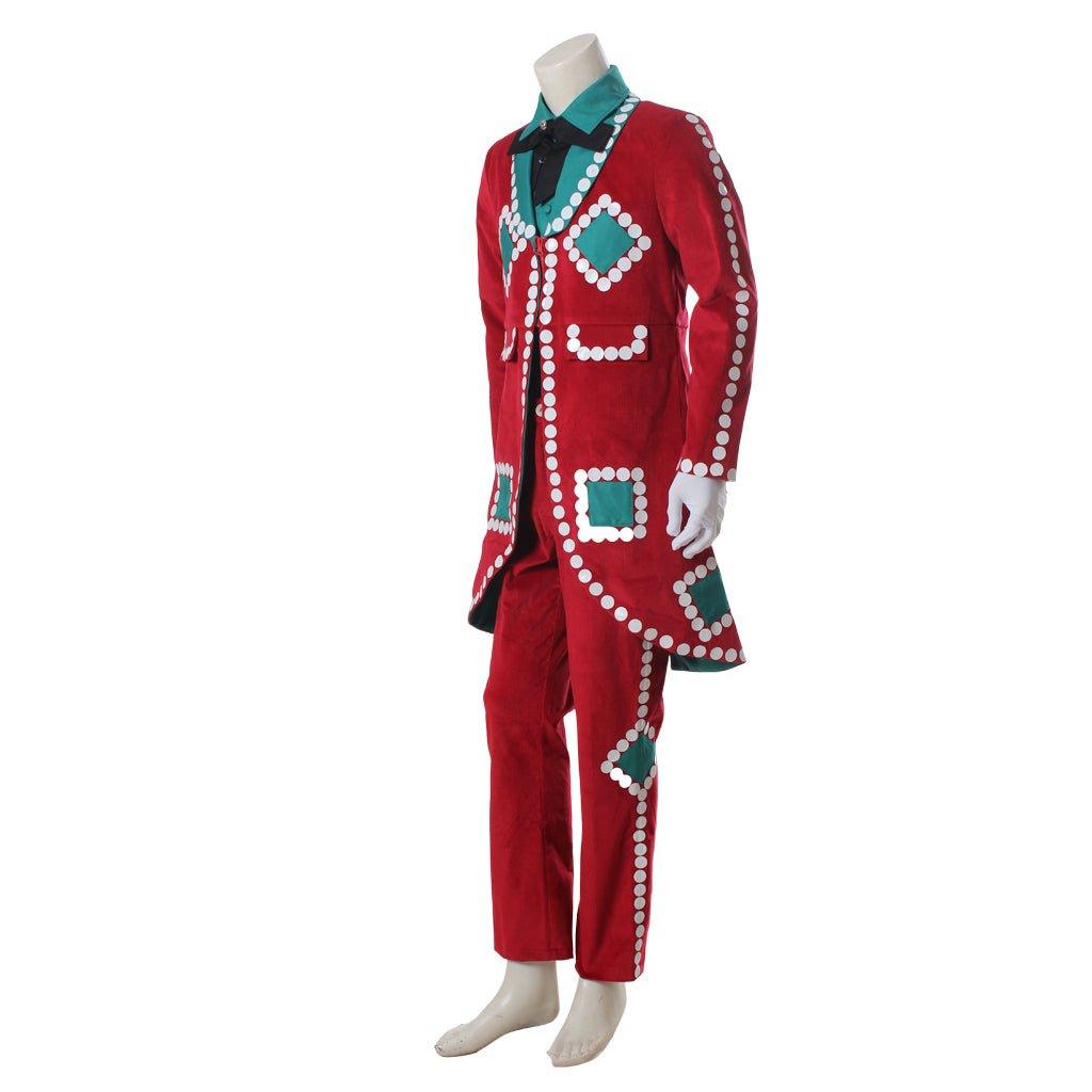 Christmas Red Uniform Men's Movie Cosplay Costume | Custom - Made Santa - Inspired Holiday Outfit for Cosplay & Events - Coscosmos