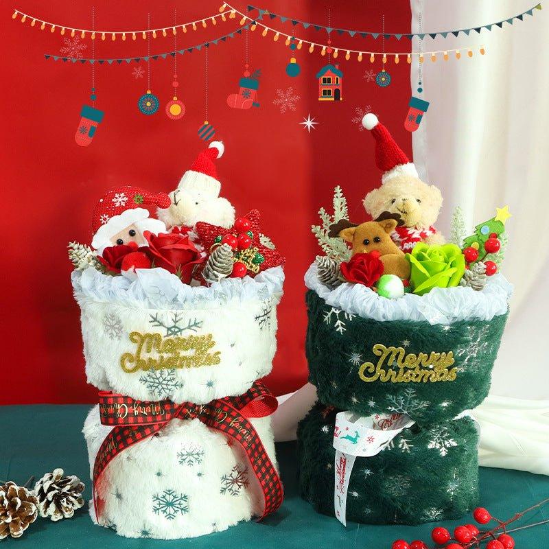 Christmas Soap Flower Bouquet & Halloween Plush Gift – Creative Valentine's Day Surprise - Coscosmos