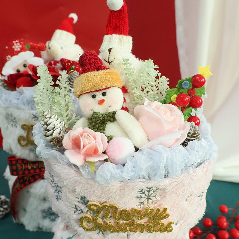 Christmas Soap Flower Bouquet & Halloween Plush Gift – Creative Valentine's Day Surprise - Coscosmos