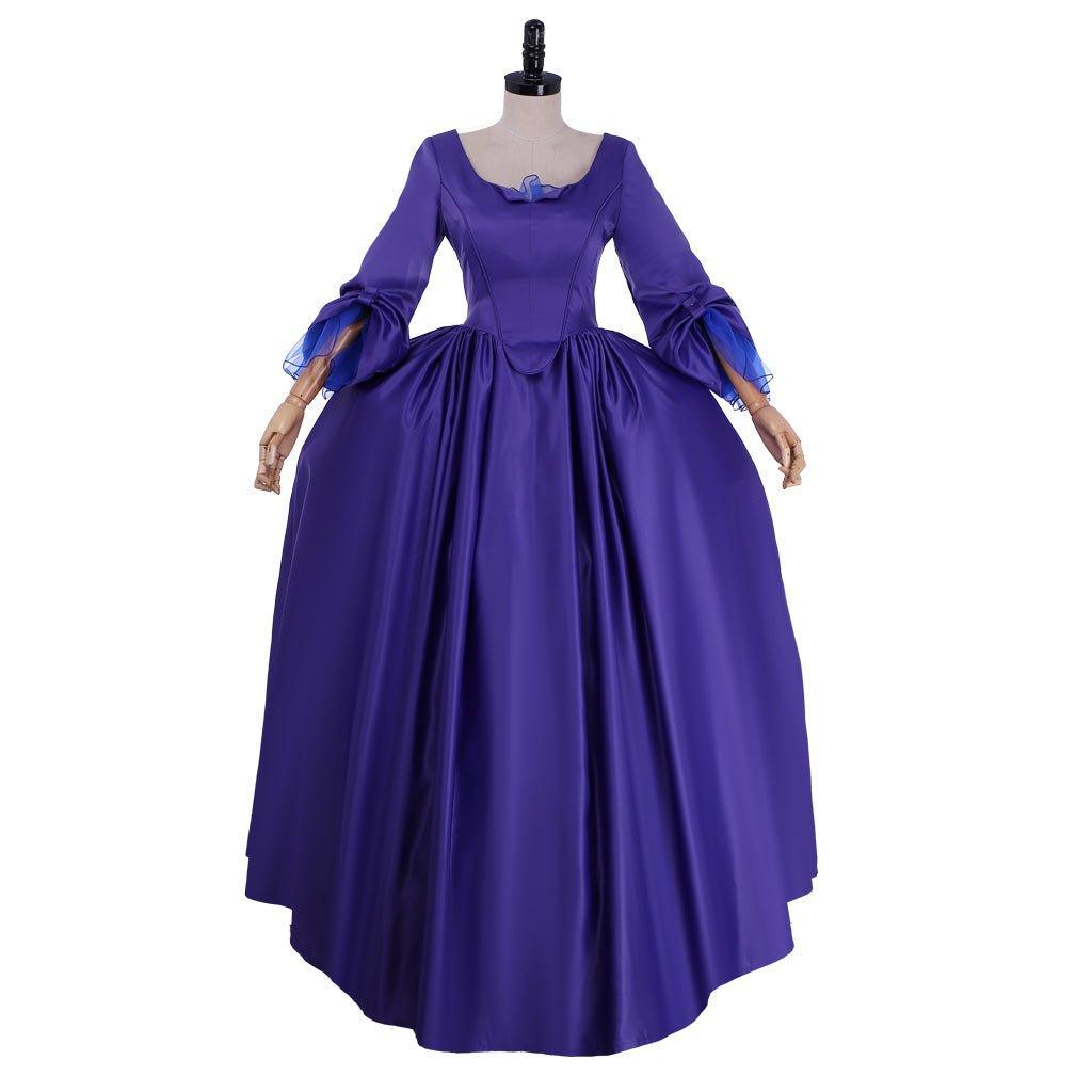 Claire Fraser Blue Ball Gown Cosplay Costume Dress | Outlander Inspired Historical Costume for Cosplay & Events - Coscosmos