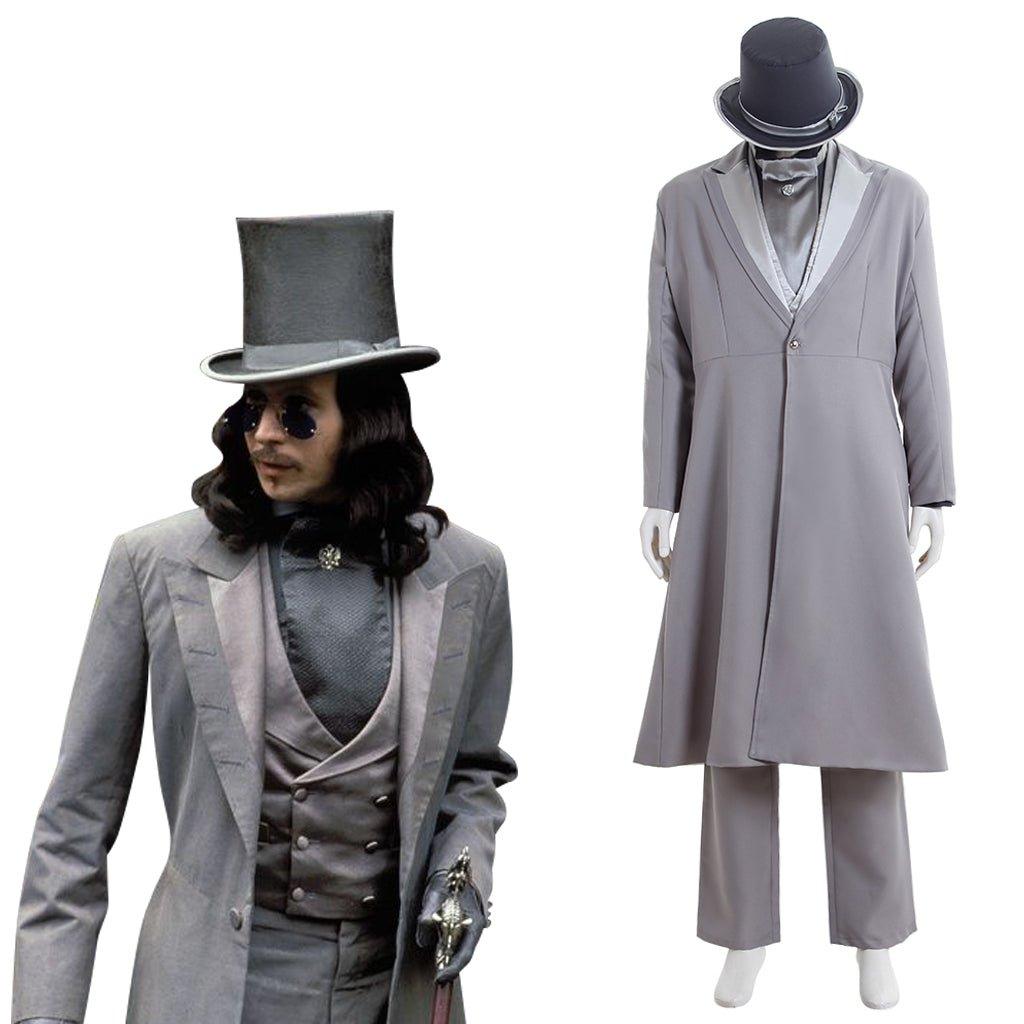 Classic Bram Stoker Dracula Cosplay Costume – Men’s Full Set Vampire Suit - Coscosmos