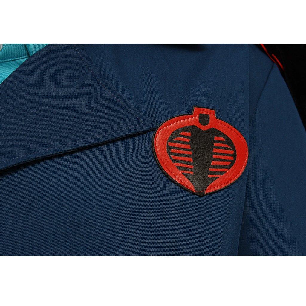 Cobra Commander Cosplay Costume with Cloak - Coscosmos