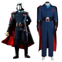 Cobra Commander Cosplay Costume with Cloak - Coscosmos