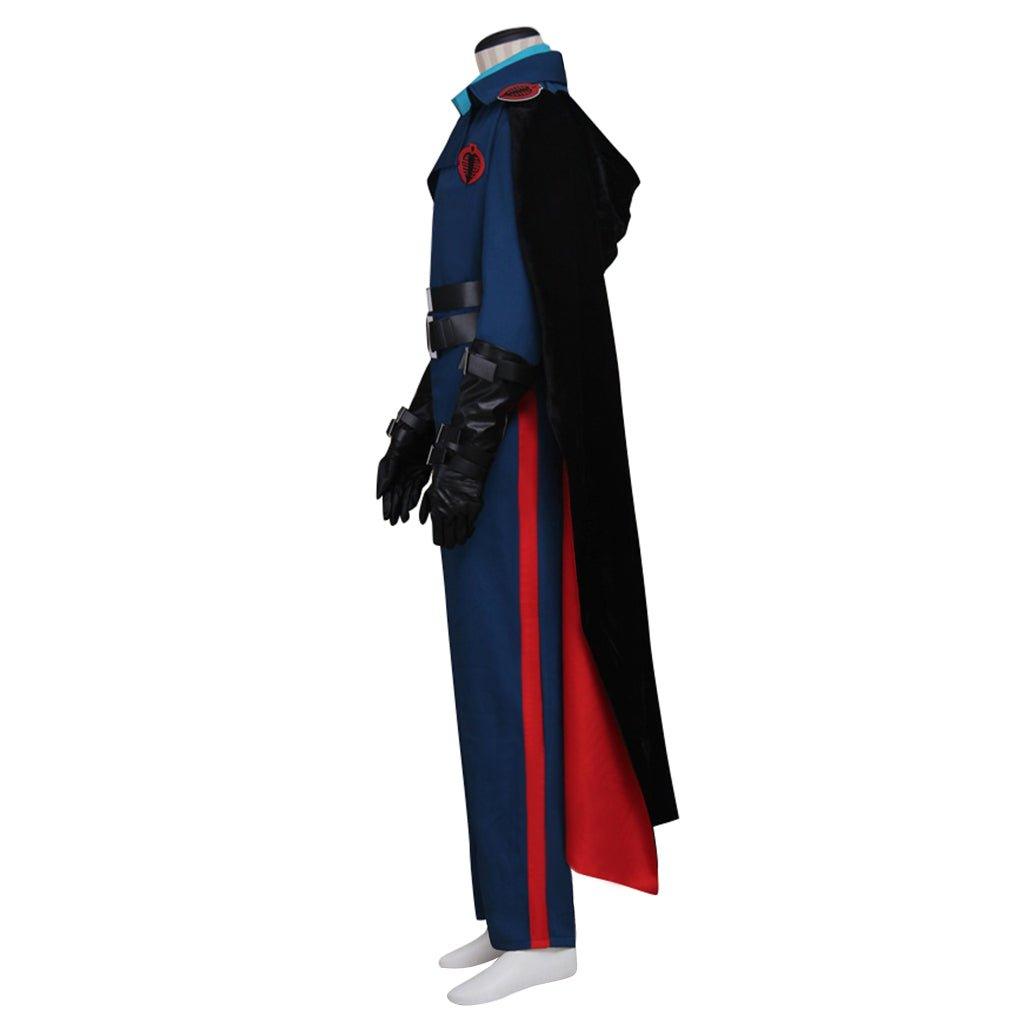 Cobra Commander Cosplay Costume with Cloak - Coscosmos