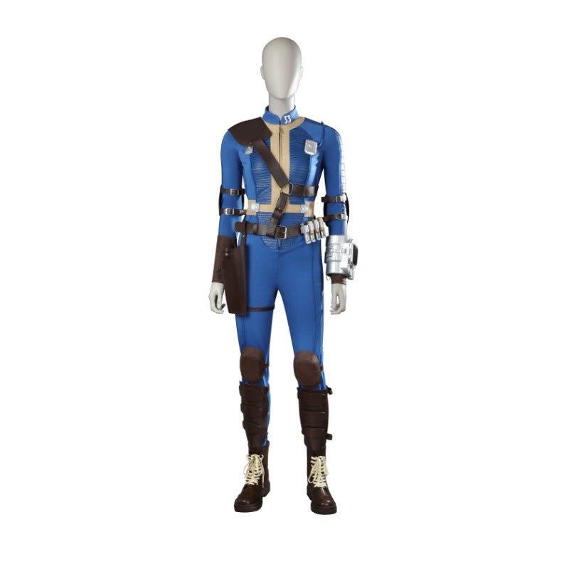 Cos Lucy Vault 33 Cosplay Jumpsuit - Blue Anime Costume for Women with Props - Coscosmos