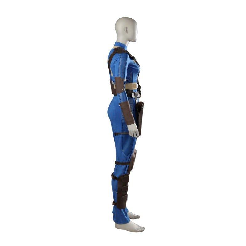 Cos Lucy Vault 33 Cosplay Jumpsuit - Blue Anime Costume for Women with Props - Coscosmos