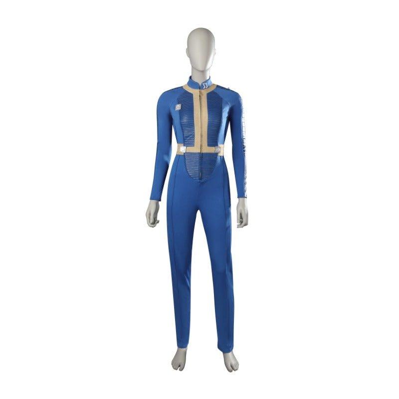 Cos Lucy Vault 33 Cosplay Jumpsuit - Blue Anime Costume for Women with Props - Coscosmos