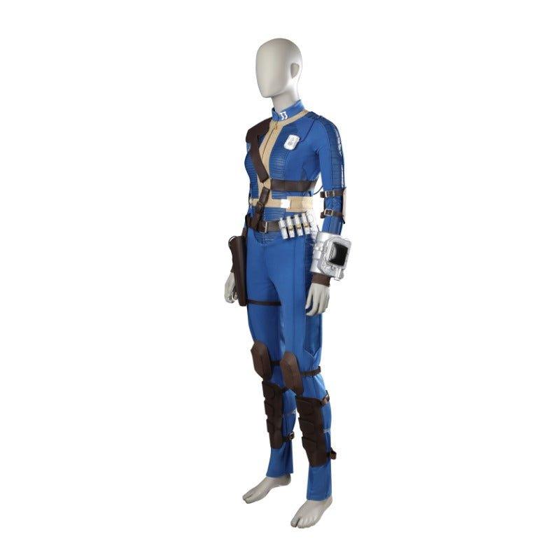 Cos Lucy Vault 33 Cosplay Jumpsuit - Blue Anime Costume for Women with Props - Coscosmos