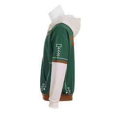 Cosplay Legend Zelda Link Zipper Up Hoodies Tops Jackets for Game Enthusiasts - Coscosmos