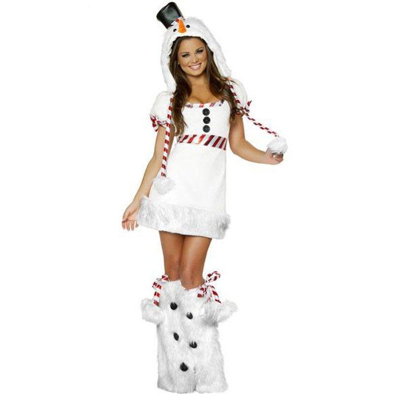 Cosplay snowman Christmas uniform cosplay Christmas costume, European and American sexy Christmas penguin costume - Coscosmos