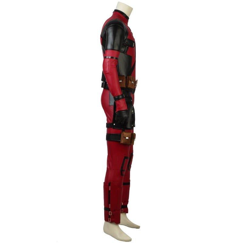 Crimson Comedian Cosplay Jumpsuit Outfit - Captain Pool 2 Halloween Costume - Coscosmos