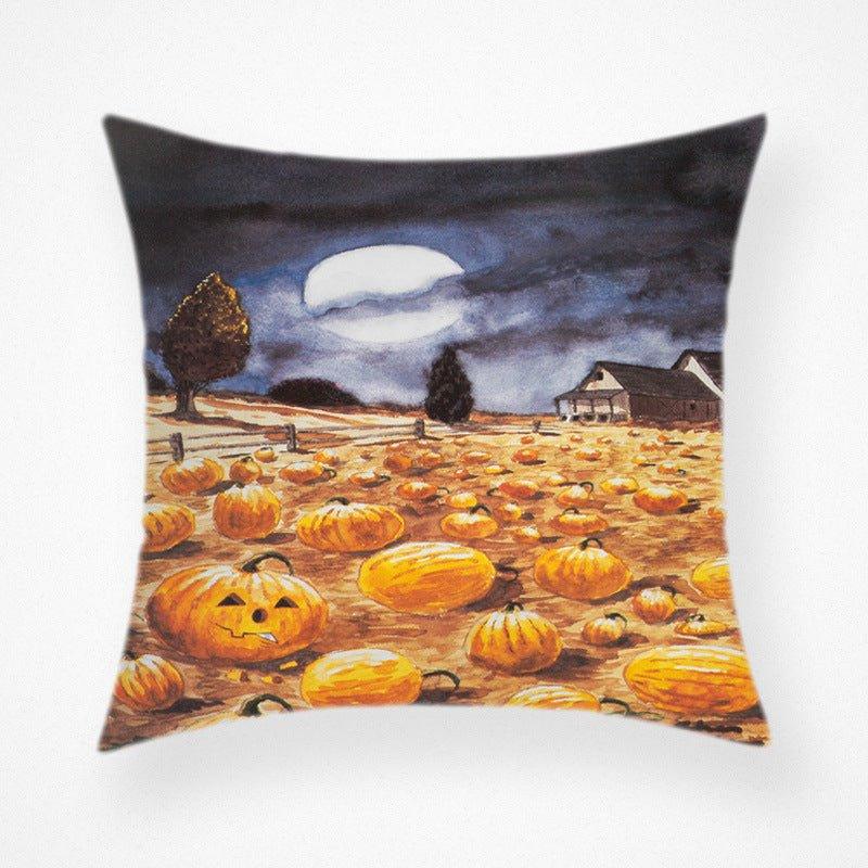 Cross - border hot - selling Thanksgiving pillow cover, cross - border new Thanksgiving pumpkin pillowcase car sofa cushion - Coscosmos