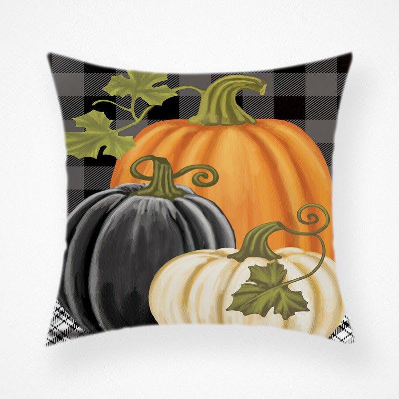 Cross - border hot - selling Thanksgiving pillow cover, cross - border new Thanksgiving pumpkin pillowcase car sofa cushion - Coscosmos