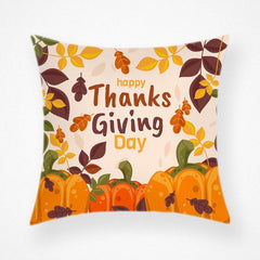 Cross - border hot - selling Thanksgiving pillow cover, cross - border new Thanksgiving pumpkin pillowcase car sofa cushion - Coscosmos