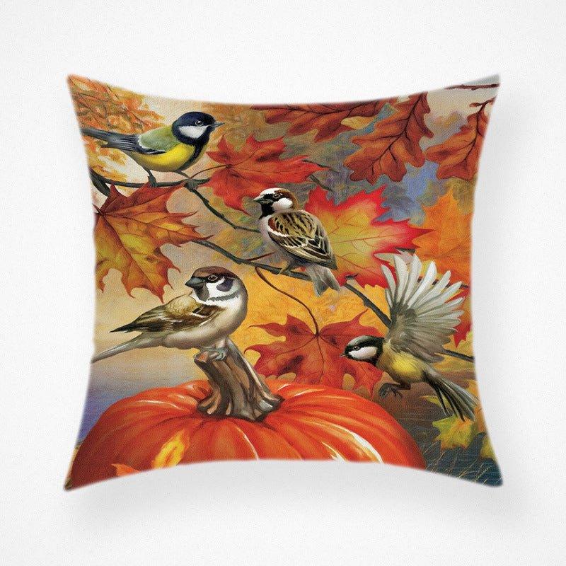 Cross - border hot - selling Thanksgiving pillow cover, cross - border new Thanksgiving pumpkin pillowcase car sofa cushion - Coscosmos