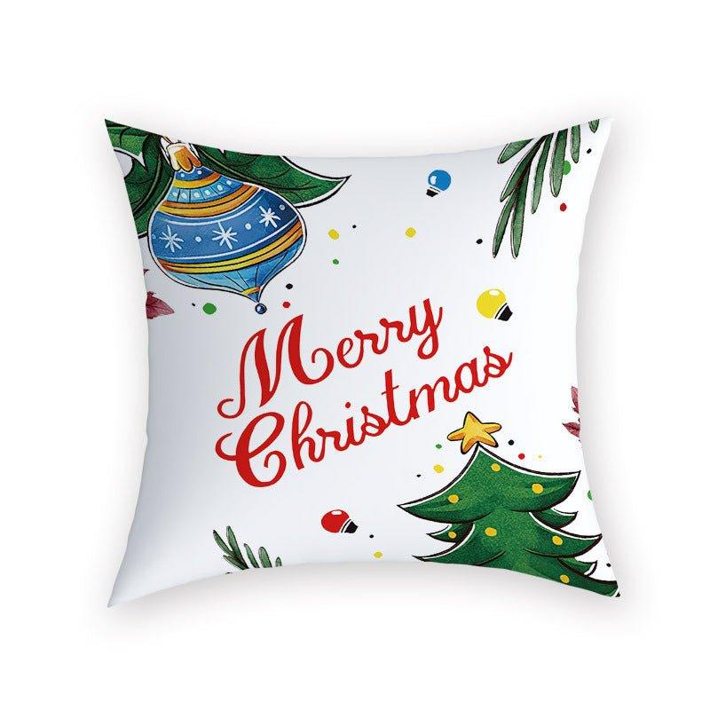 Cross - border new Christmas pillow cover Farai velvet cushion bedroom sofa living room square pillow by pillowcase manufacturer wholesale - Coscosmos