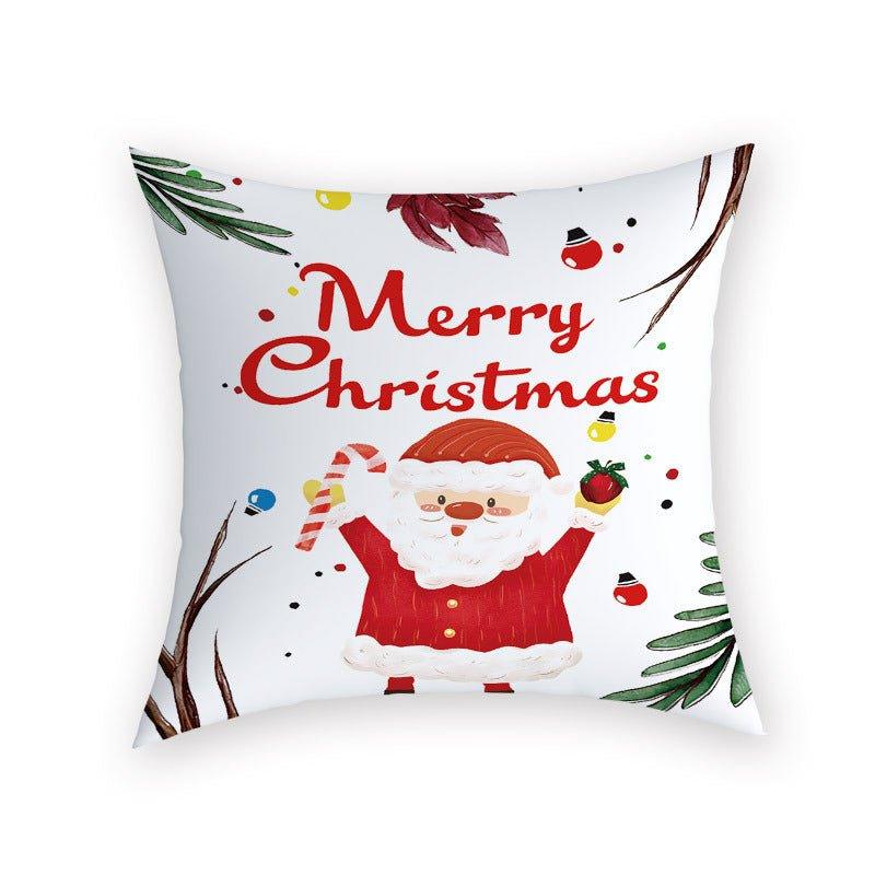 Cross - border new Christmas pillow cover Farai velvet cushion bedroom sofa living room square pillow by pillowcase manufacturer wholesale - Coscosmos