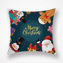 Cross - border supply, Nordic simple style Falai velvet throw pillow, New Year's Christmas decorative pillow cushion festive waist pillowcase - Coscosmos