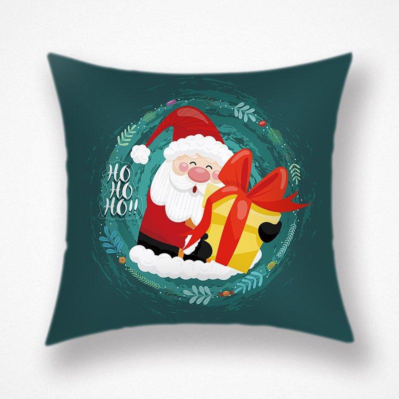 Cross - border supply, Nordic simple style Falai velvet throw pillow, New Year's Christmas decorative pillow cushion festive waist pillowcase - Coscosmos