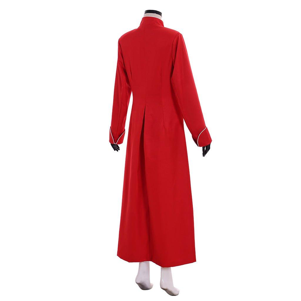 Custom Made Winchester Cathedral Choir Cassock Robe Costume for Adults – Elegant Design with Piped Cuffs and Collar L320 - Coscosmos