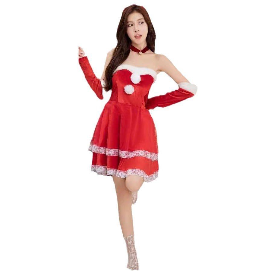 Cute little loli Christmas costume, rabbit Christmas costume, cosplay bunny girl uniform COS Christmas costume - Coscosmos