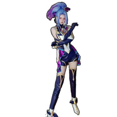 Game LOL Star Guardian Akali Cosplay Costume Women Sexy Set Halloween Christmas Party Outfit