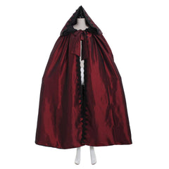 Victorian Red Cloak Halloween Cosplay Costume