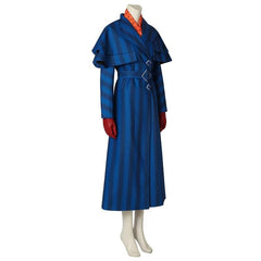 Mary Poppins Returns Navy Blue Cosplay Costume for Adults