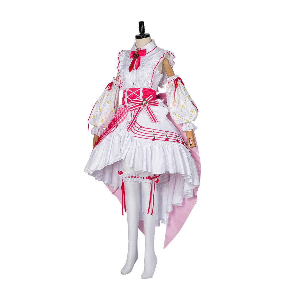 Miku 15th Anniversary Anime Cosplay Strawberry Lolita Dress