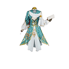 Genshin Impact Lisa Yae Hidden Bloom Cosplay Costume - Elegant Anime-Inspired Outfit for Women