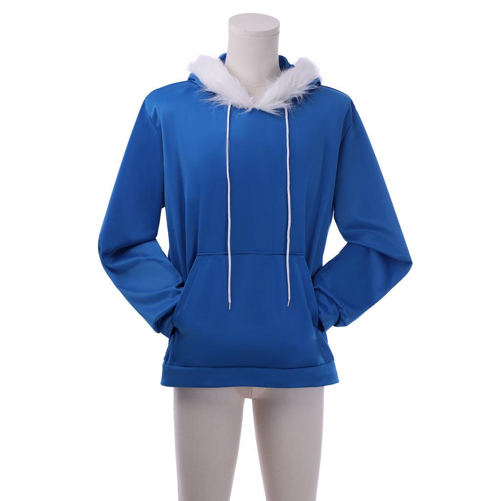 Undertale Sans Cosplay Costume for Men – Blue Hoodie Game Cosplay Outfit