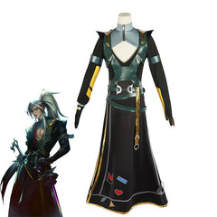 Game LOL HEARTSTEEL Yone Cosplay Costume LOL Adult Men Roleplay Fantasia Outfits Male Yone Uniform Halloween Full Set