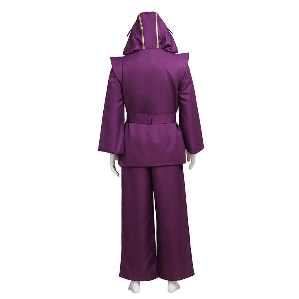 LOL Kennen Cosplay Costume Purple Battle Uniform with Hat - Game Cosplay Series