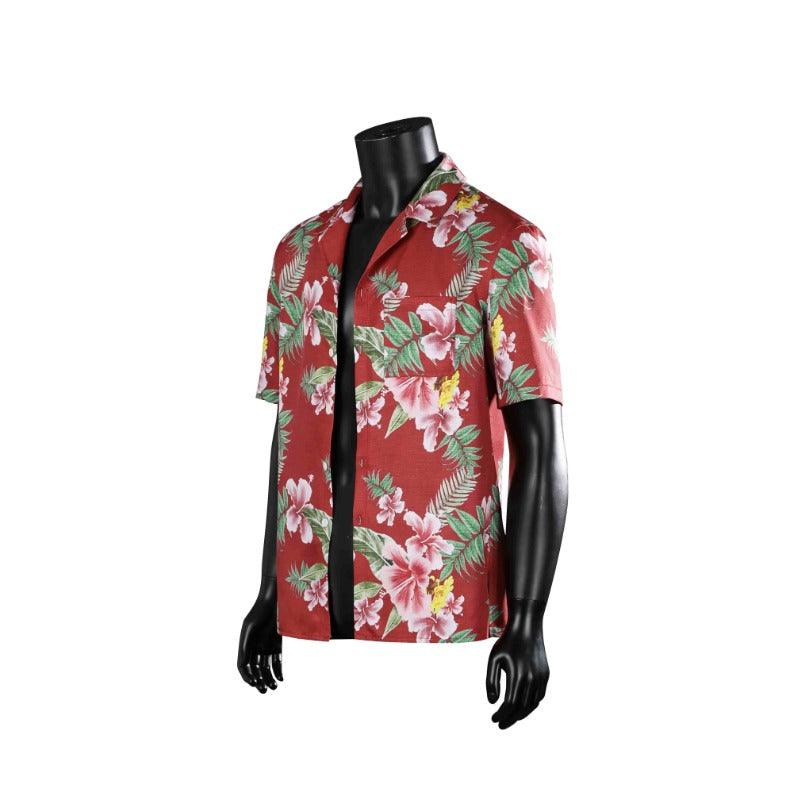 Kasuga Ichiban Shirt Cosplay Costume - Short Sleeve Game-Inspired Beach Shirt for Men