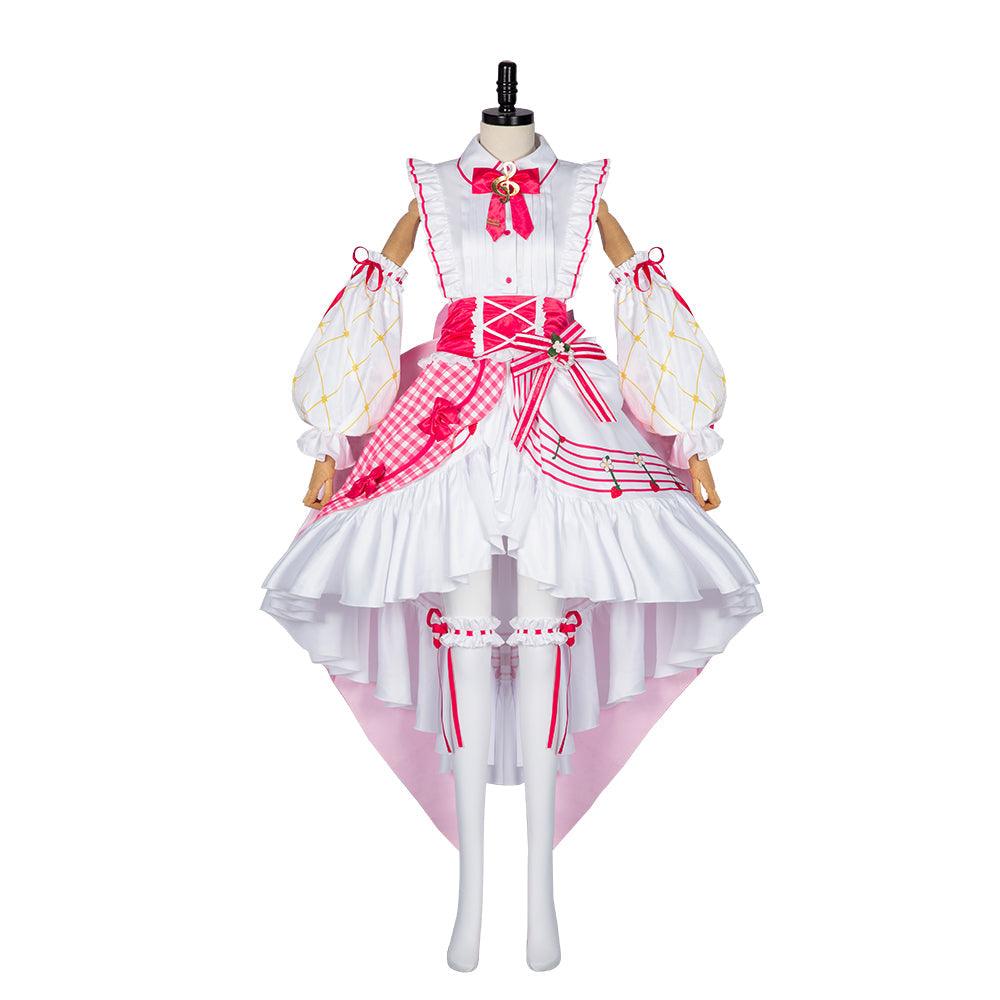 Miku 15th Anniversary Anime Cosplay Strawberry Lolita Dress